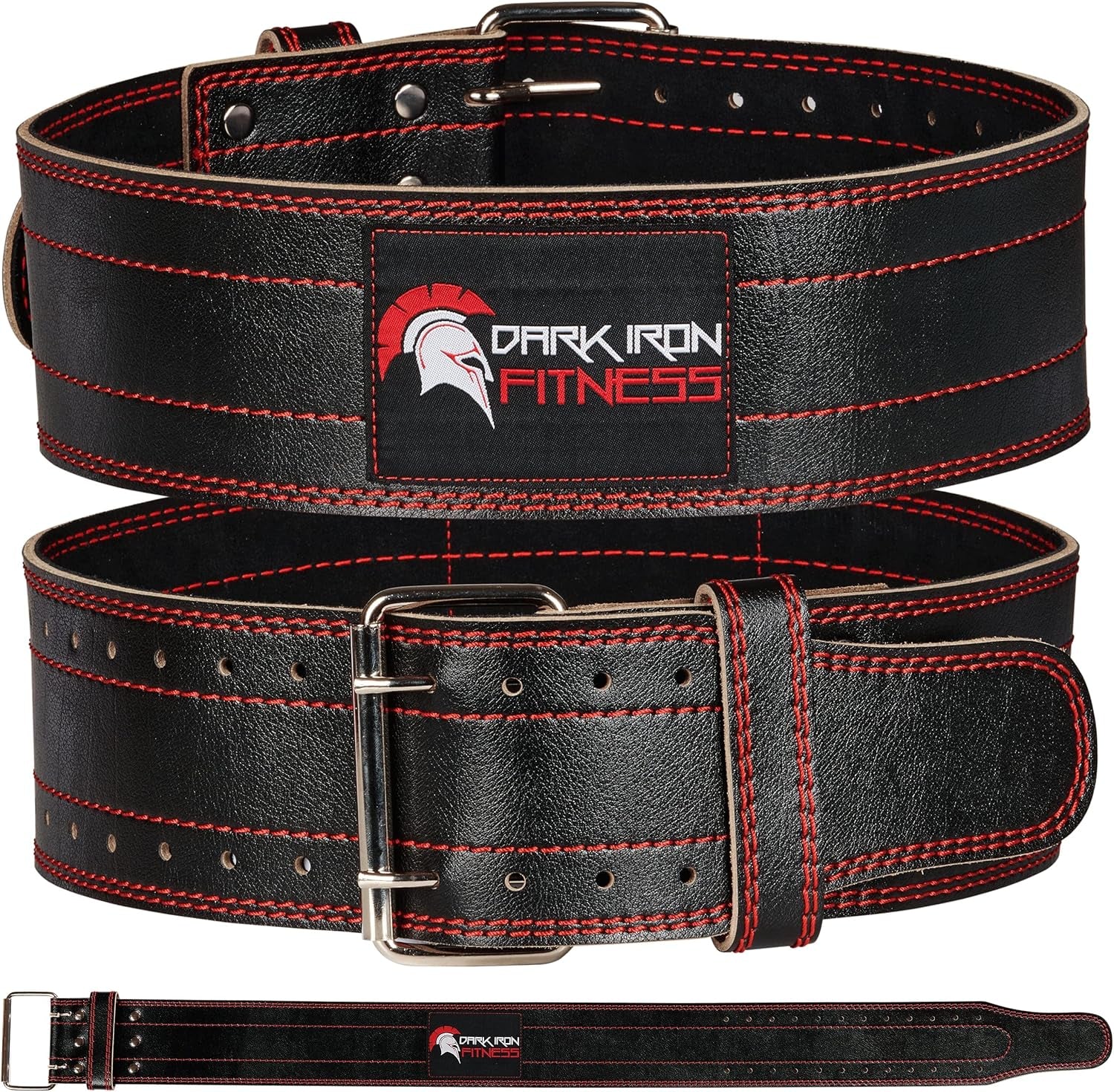 Weight Lifting Belt for Powerlifting Deadlift Training, Premium Leather for Core Support Gym Strength Workout