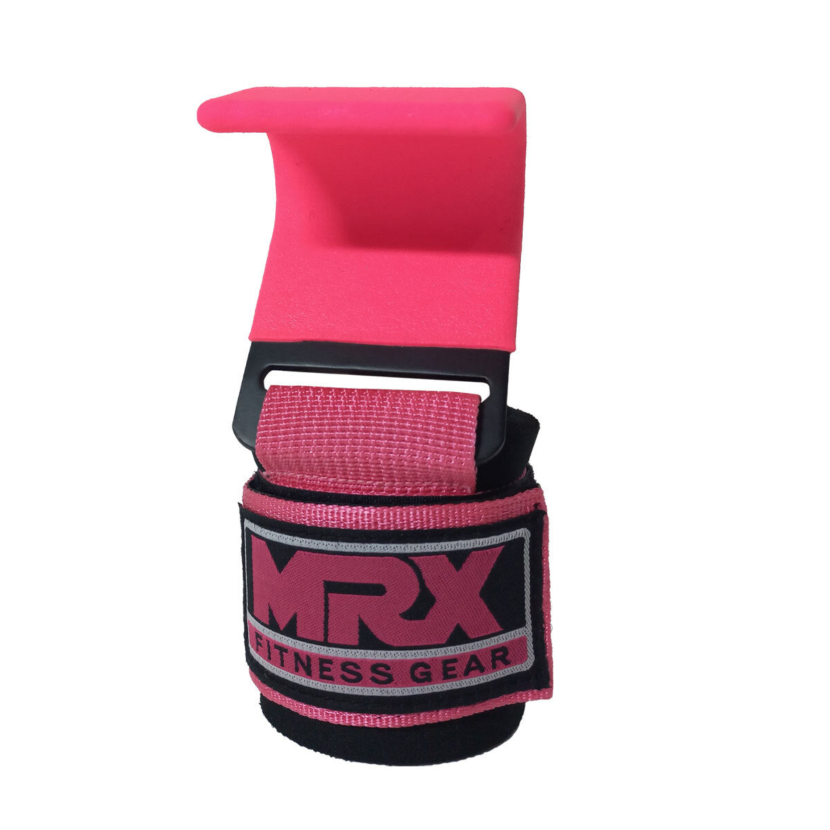 Weight Lifting Metal Hooks Gym Training Deadlift Wrist Support Grips Straps Wrap