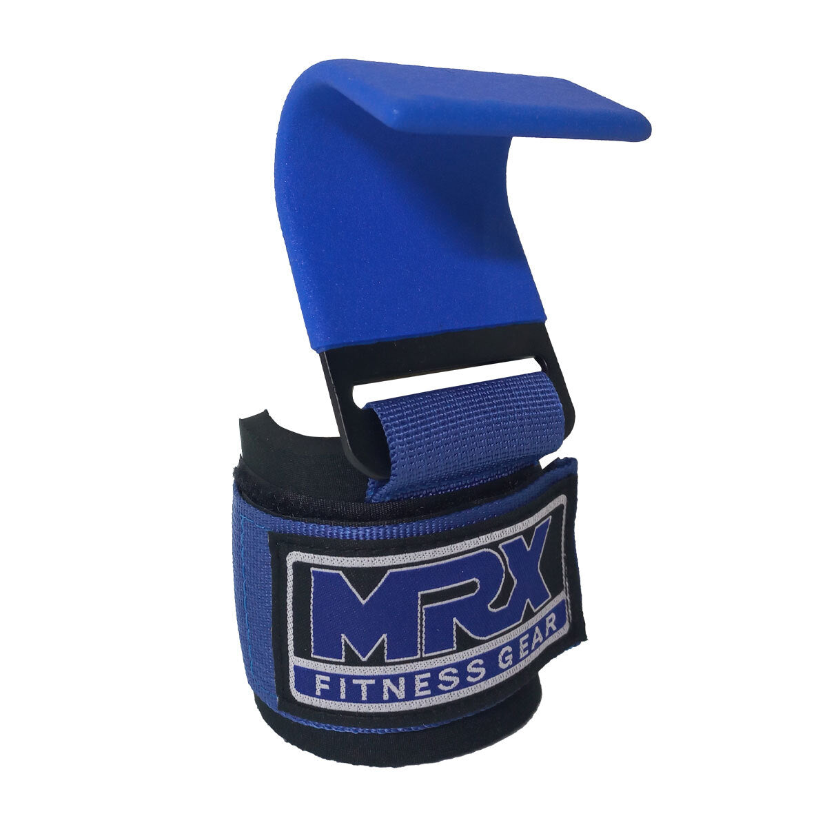 Weight Lifting Metal Hooks Gym Training Deadlift Wrist Support Grips Straps Wrap