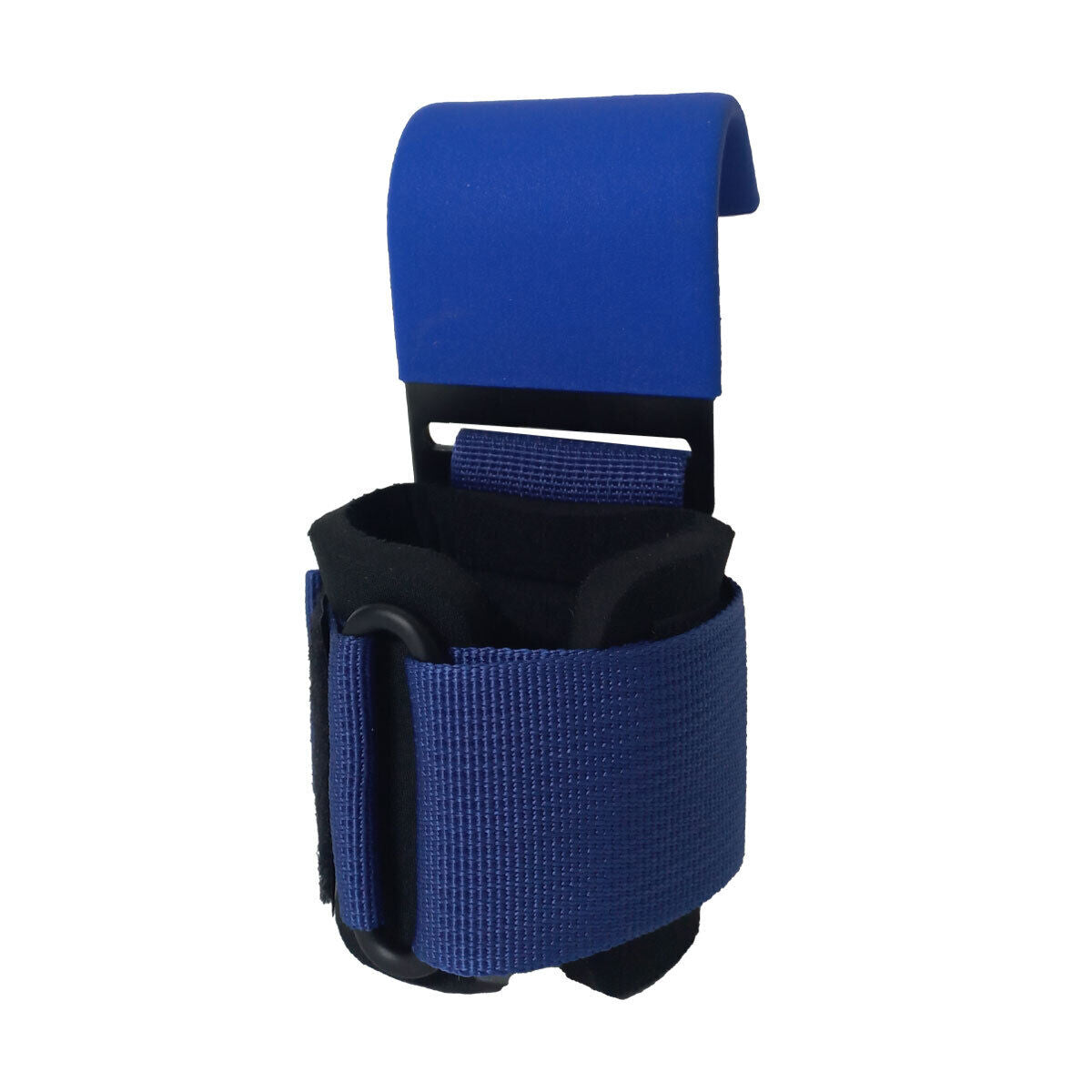 Weight Lifting Metal Hooks Gym Training Deadlift Wrist Support Grips Straps Wrap