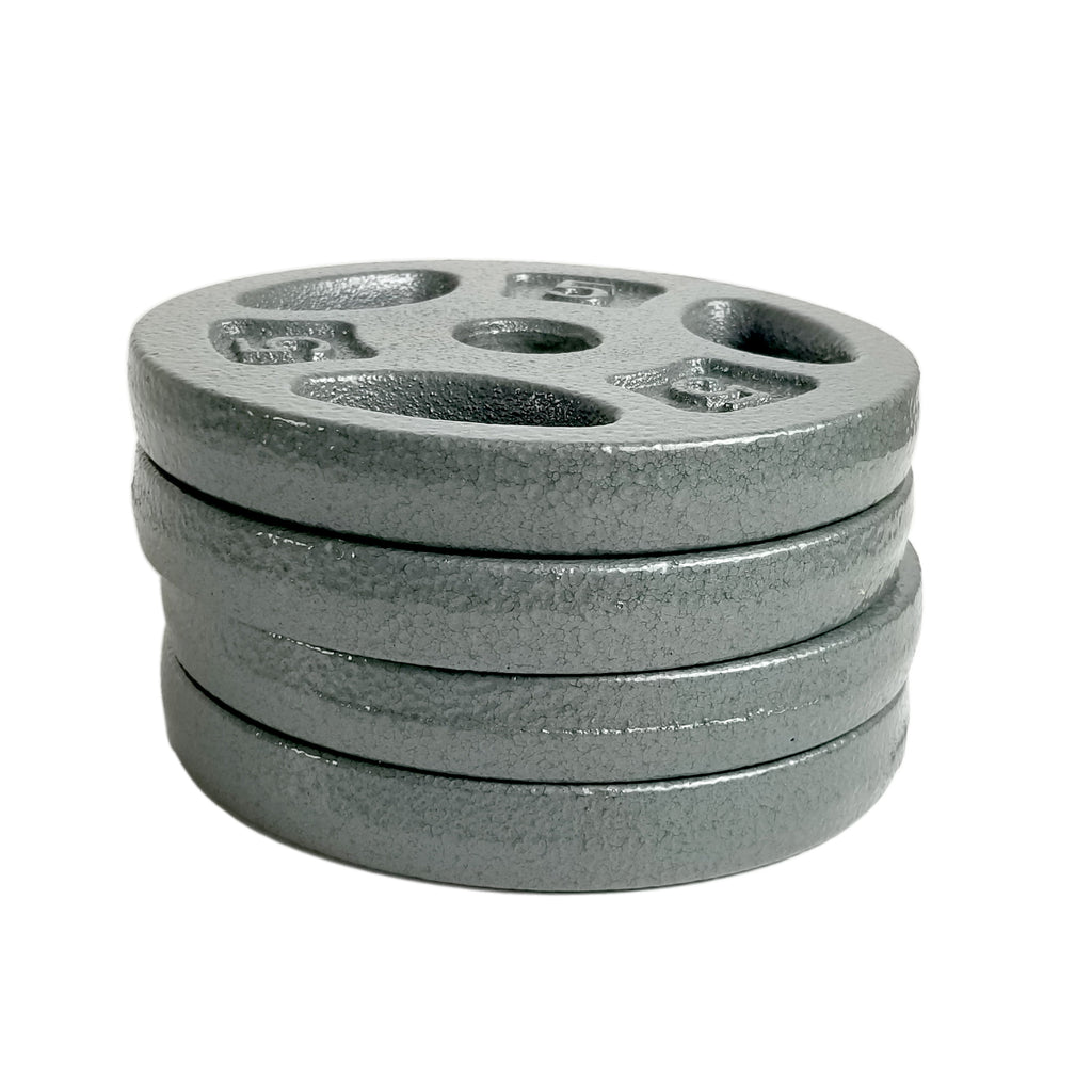 Barbell Standard Cast Iron Weightlifting Plate, 5 Lbs, Single