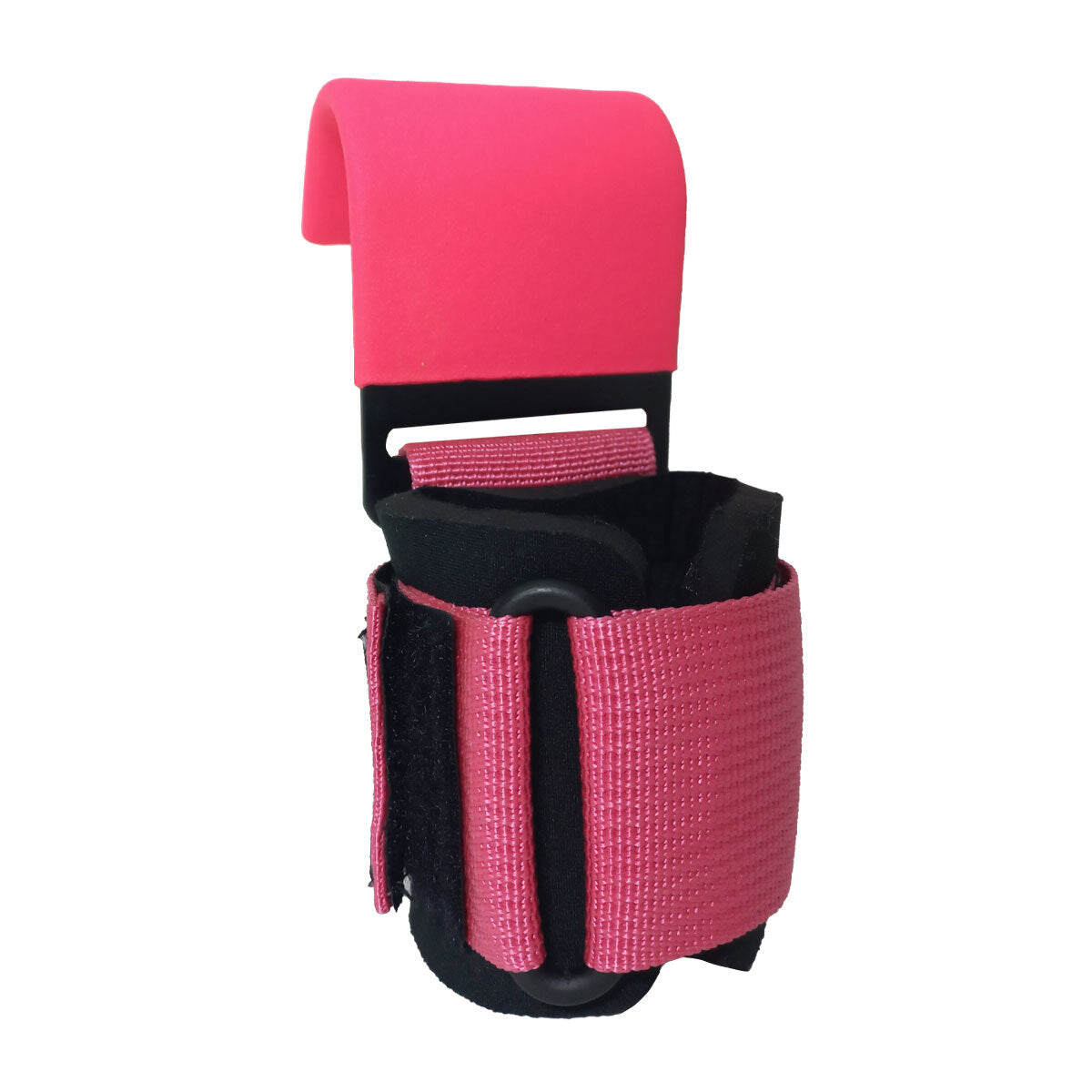 Weight Lifting Metal Hooks Gym Training Deadlift Wrist Support Grips Straps Wrap
