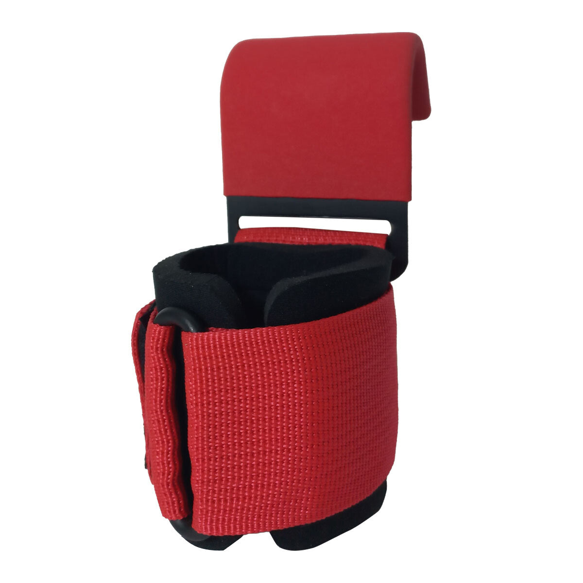 Weight Lifting Metal Hooks Gym Training Deadlift Wrist Support Grips Straps Wrap