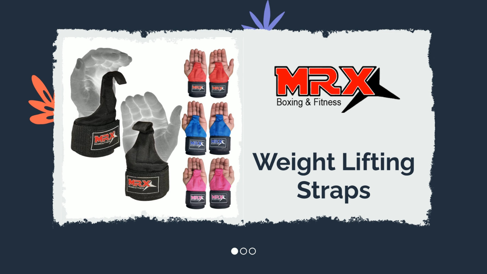 Weight Lifting Metal Hooks Gym Training Deadlift Wrist Support Grips Straps Wrap